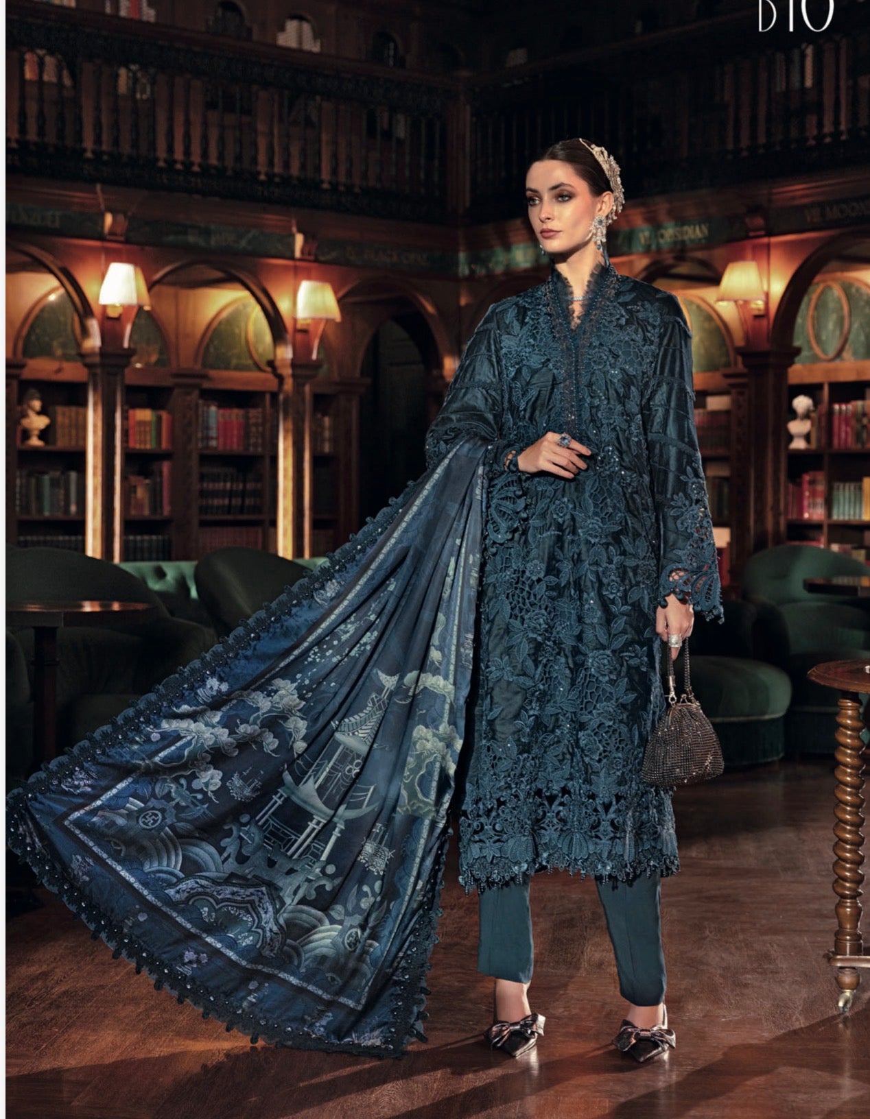 Maria B inspired 3 piece luxury_81042 Pakistani ladies suit B480