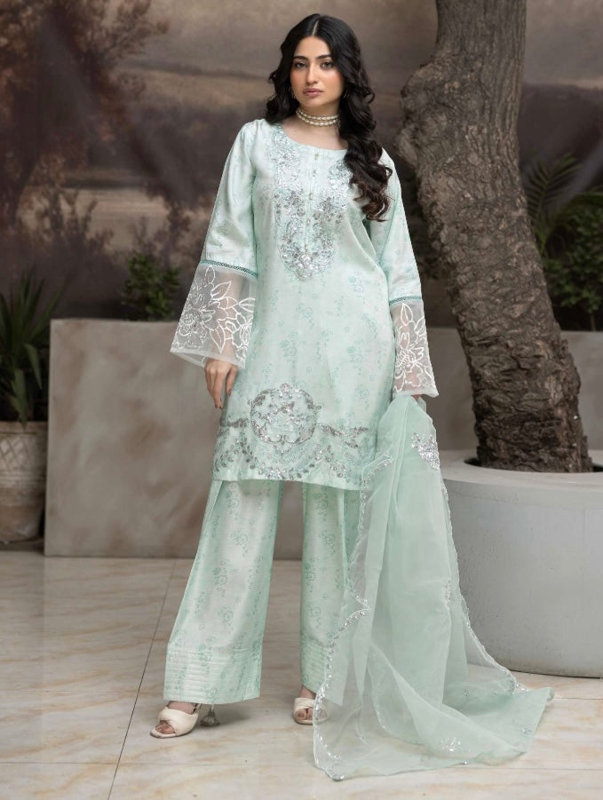 Brit 3 piece luxury Viscose_10045 Farshi shalwar B108