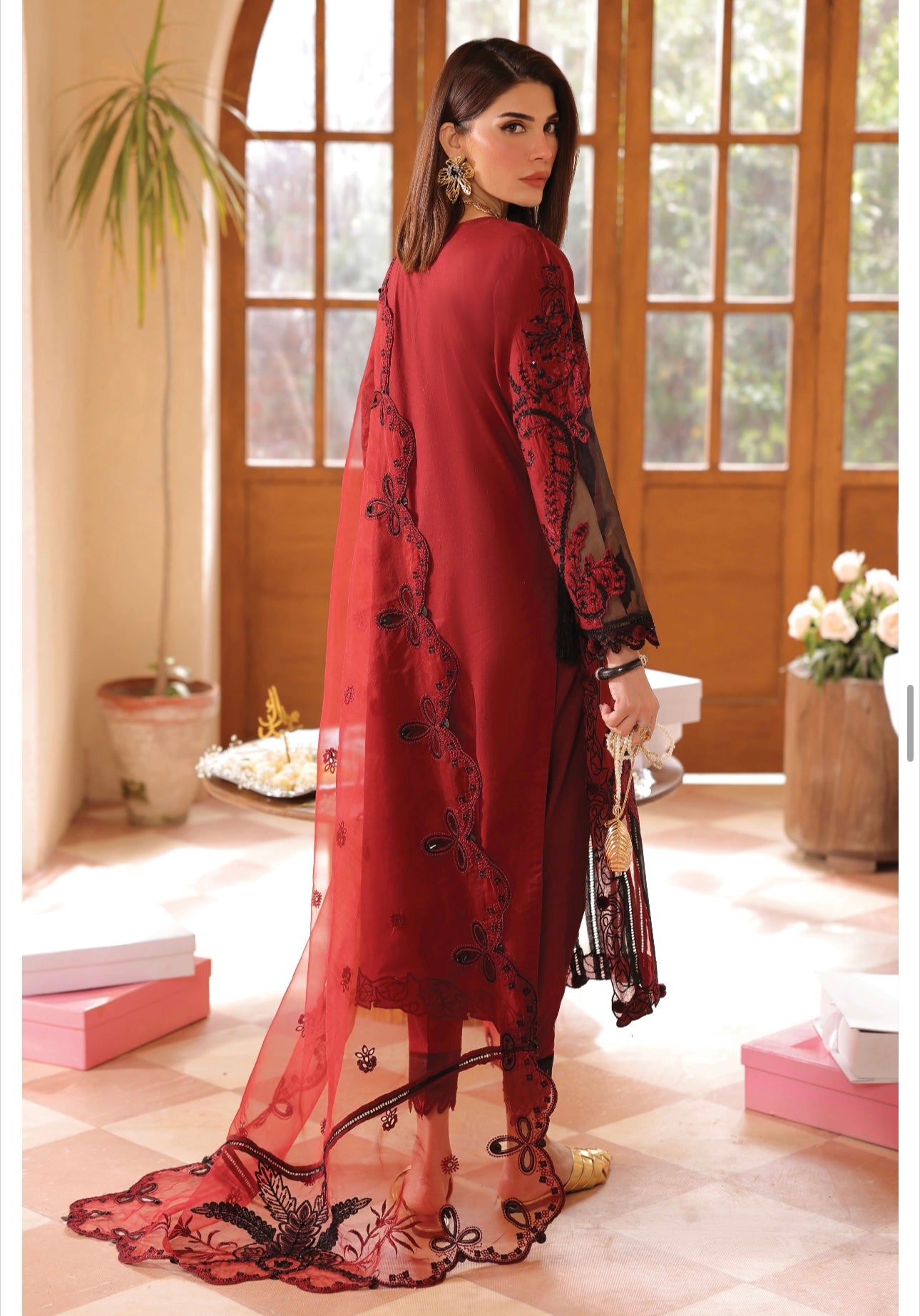Simrans Lamhey Mother and Daughter 3 piece_10050 B107