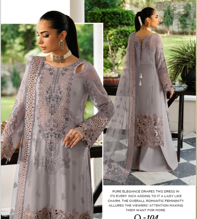 Brit Ramsha luxury chiffon_6090 ladies suit B40