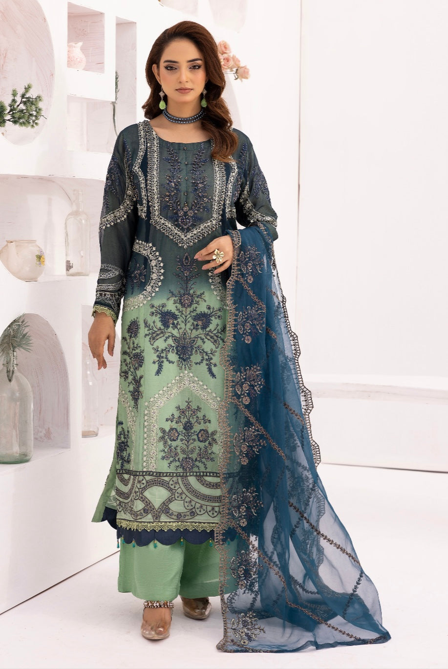 Simrans 3 piece chiffon_5041 luxury Pakistani suits B2