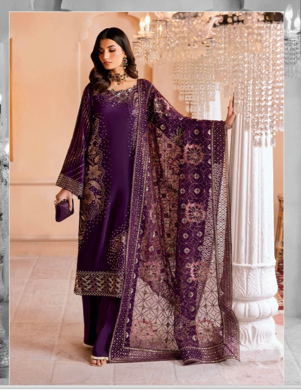 Ramsha original designer silk_100116 Pakistani ladies suit B121