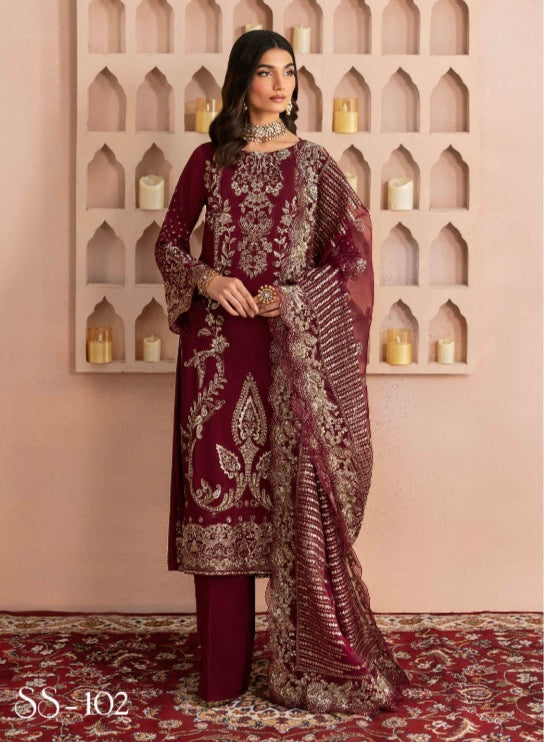 Ramsha original designer silk_1001121 Pakistani ladies suit B121