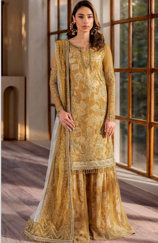 Zarif designer embroidery net _8021 Pakistani ladies suit