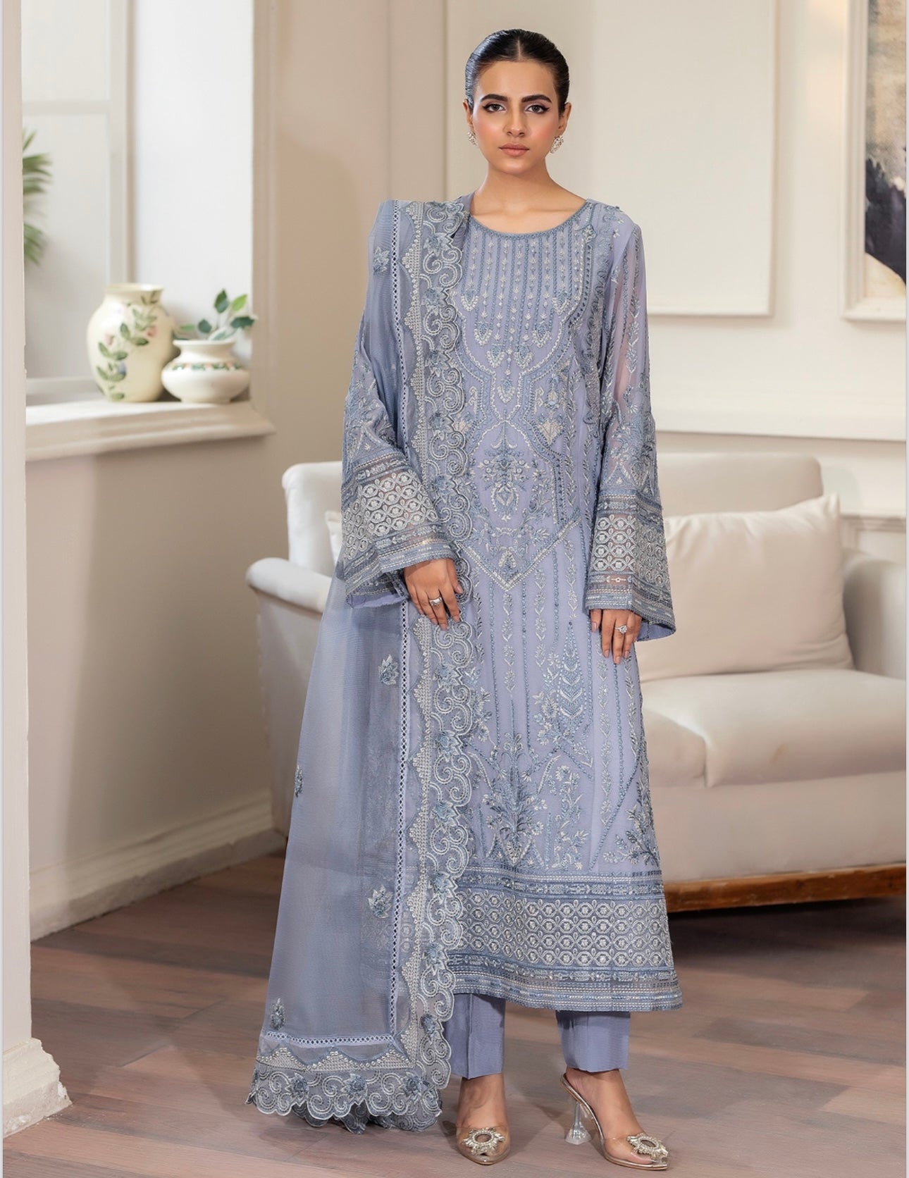 Brit 3 piece luxury chiffon maxi_81042 Pakistani ladies suit B192