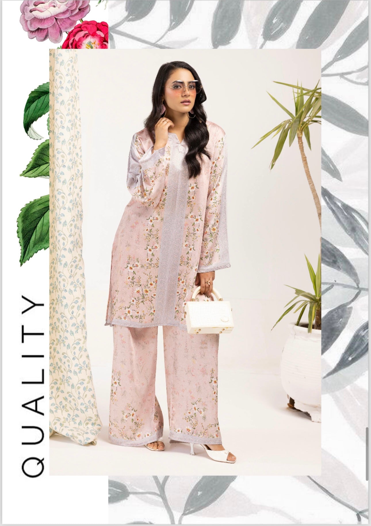 Ethnic 2 piece Silk_100176 Pakistani ladies suit B130