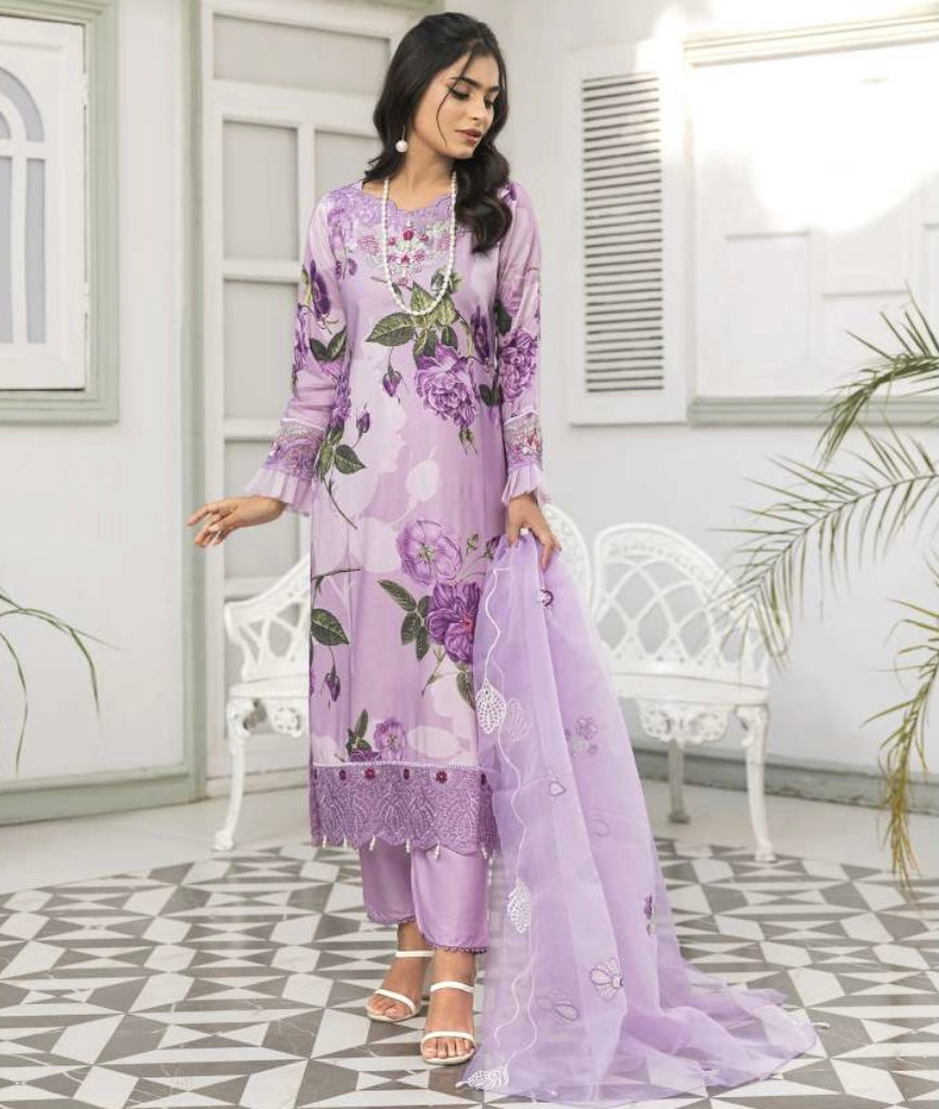 Simrans 3 piece linen_6083 Pakistani ladies suit B38