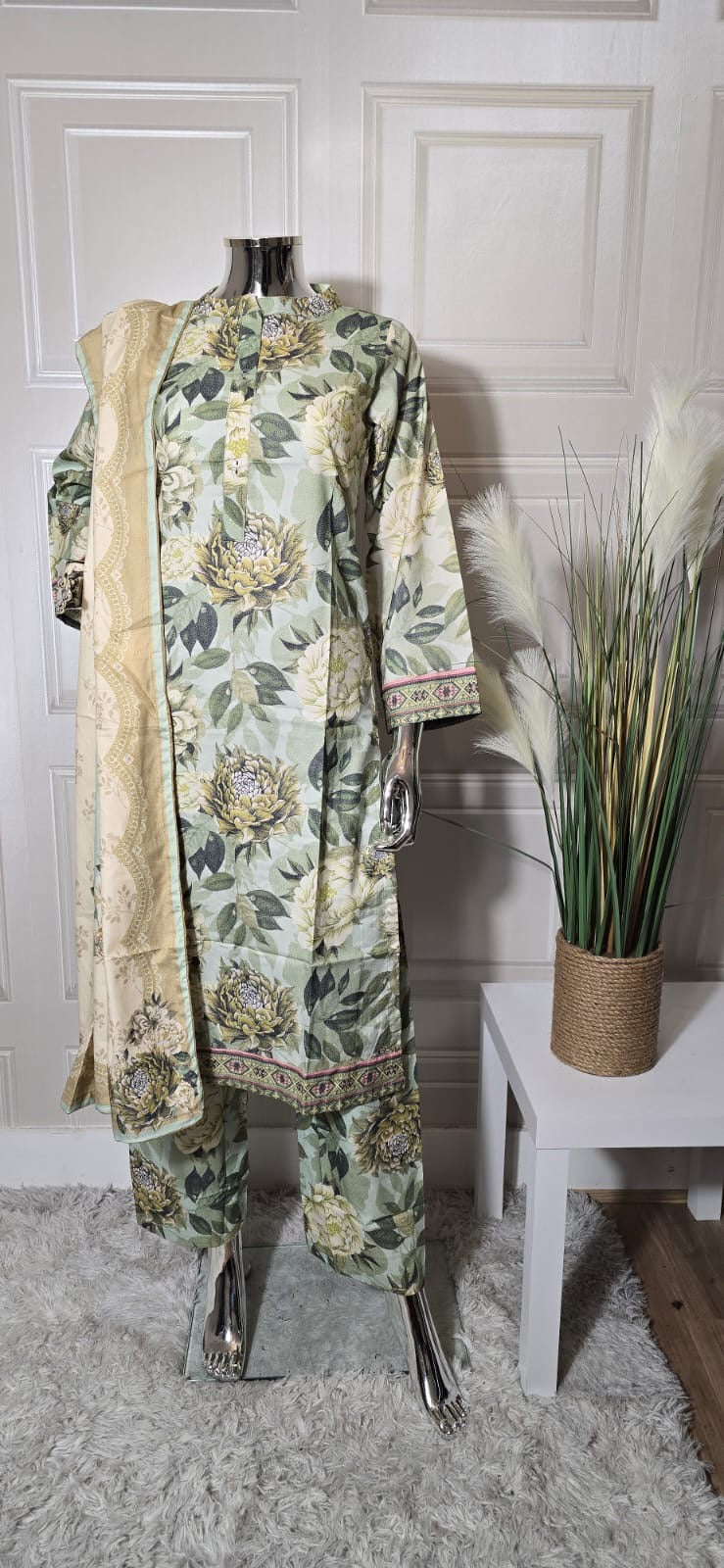Barouque Dhanak 3 piece_4037 Pakistani suits for ladies DB1