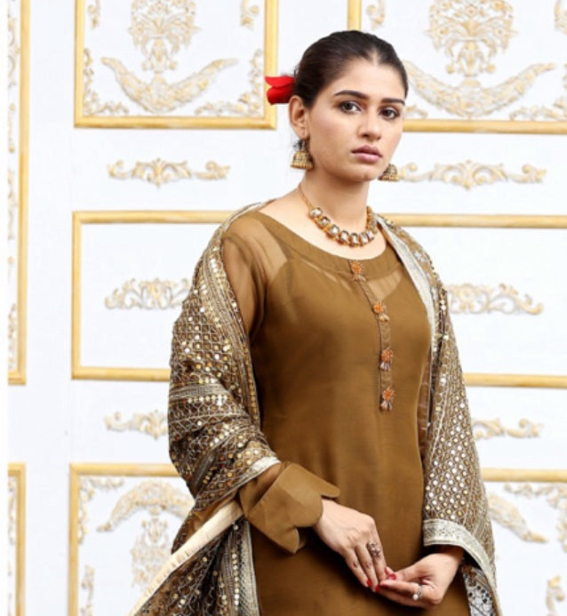 Brit 3 piece chiffon_3075 Pakistani suits B34