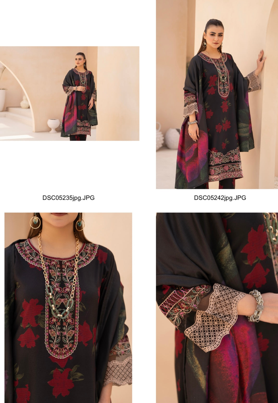 Raniya 3 piece Dhanak Pakistani ladies suit B392