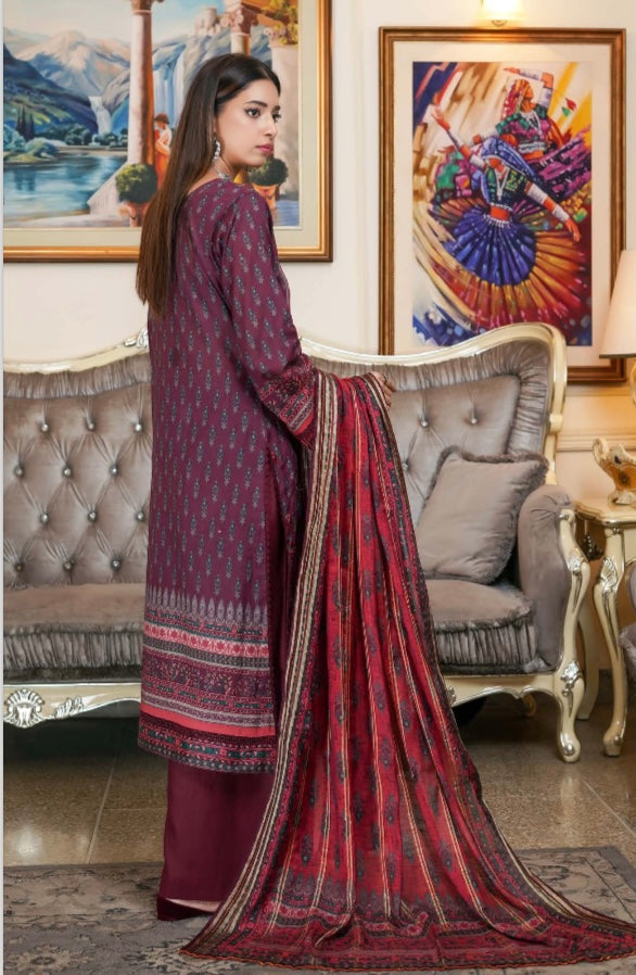 Munira linen 3 piece_1994 Pakistani ladies suit B63