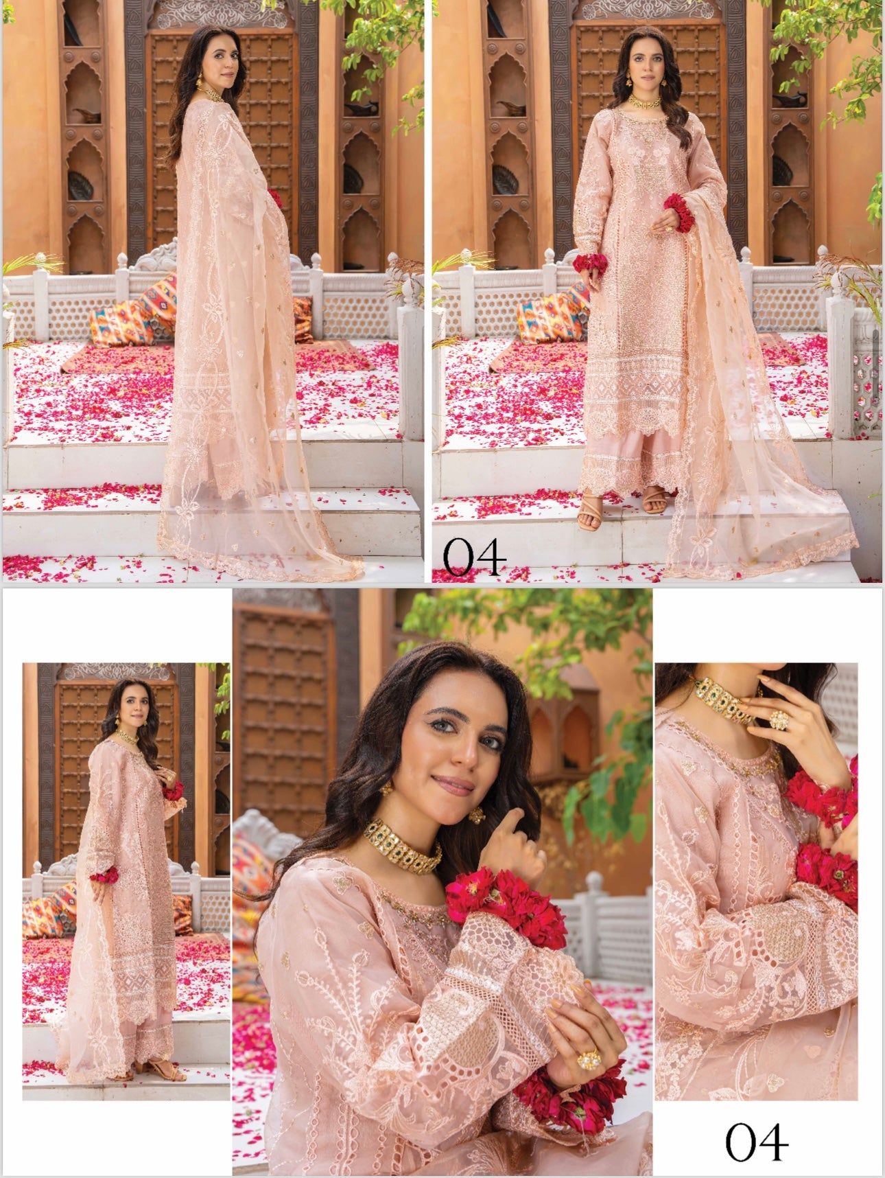 Areej original Designer 3 piece luxury chiffon_81042 Pakistani ladies suit B248