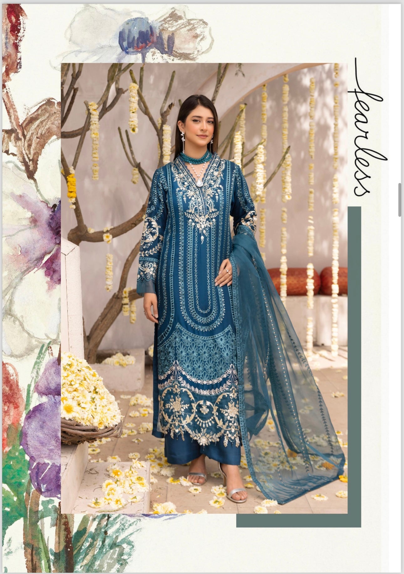 Simrans 3 piece lux wedding wear_100180 Pakistani ladies suit B131
