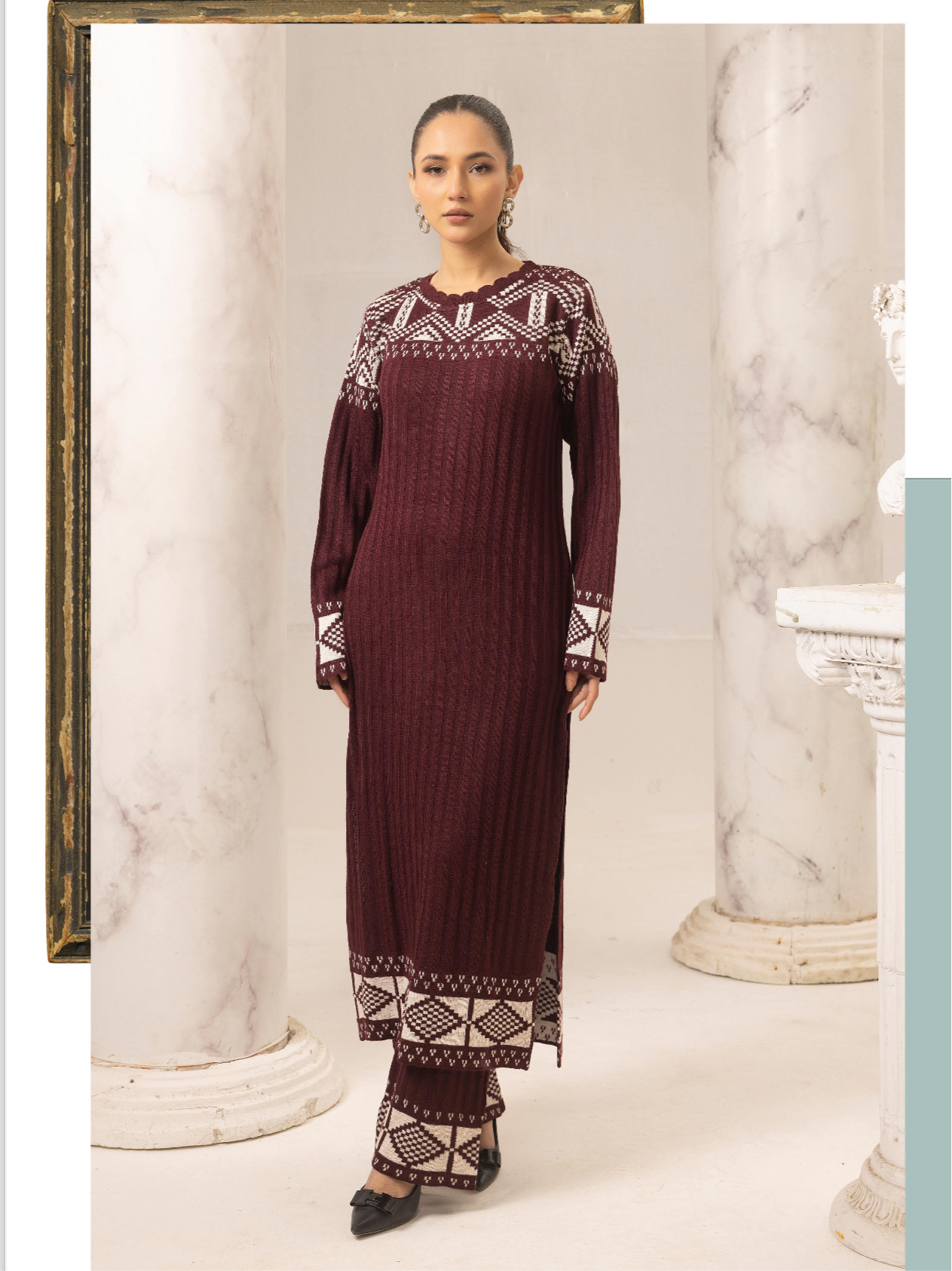 Brit 2 piece modest wear _81042 Pakistani ladies suit B268