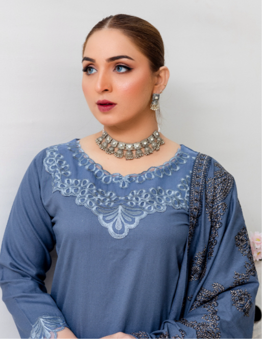 Brit 3 piece Dhanak_5009 Pakistani ladies suit BN2
