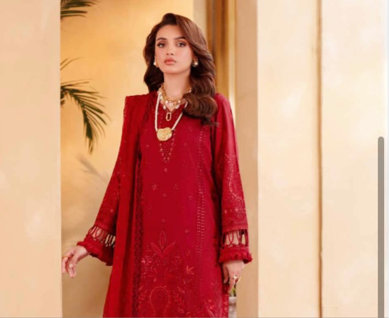 Nureh original 3 piece karandi_7083 ladies suit N1