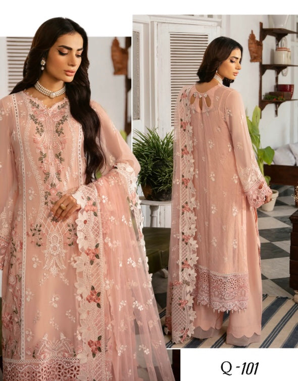 Brit Ramsha luxury chiffon_6096 ladies suit B40