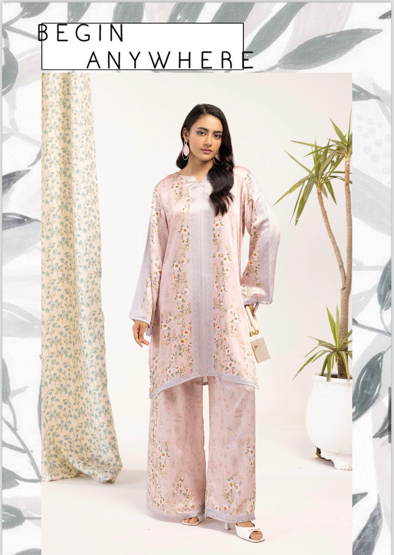 Ethnic 2 piece Silk_100176 Pakistani ladies suit B130
