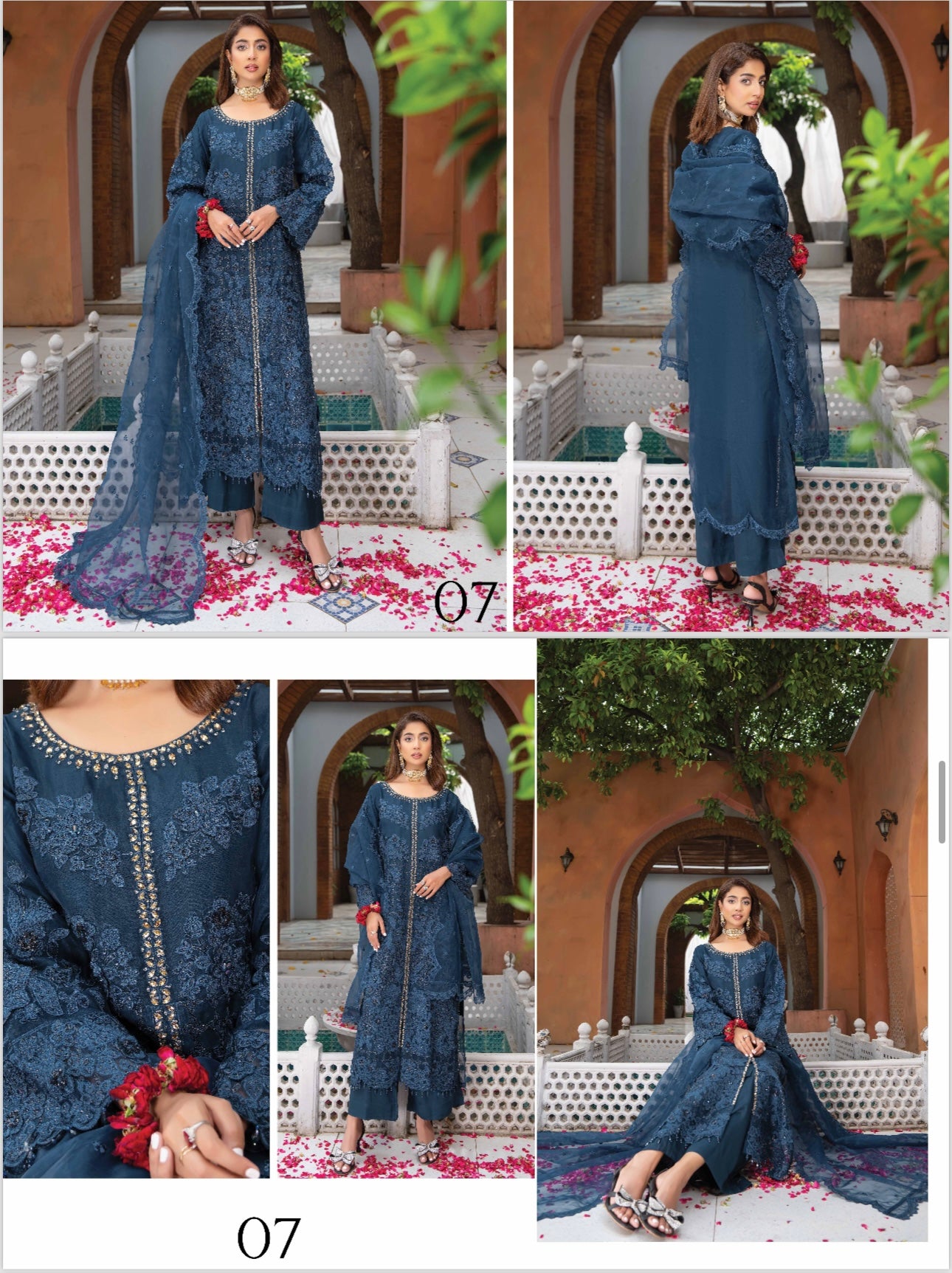 Areej original Designer 3 piece luxury chiffon_81042 Pakistani ladies suit B248