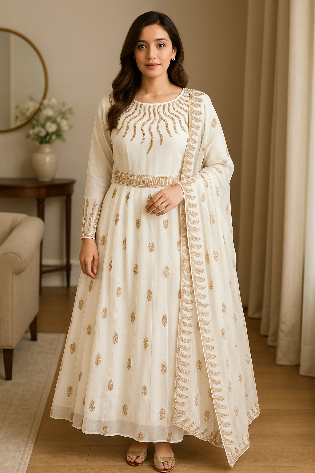 Brit 3 piece luxury chiffon_81042 Pakistani ladies suit B237
