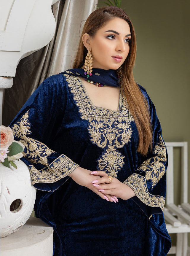 Brit Valvet 3 piece kaftan_3017 B8