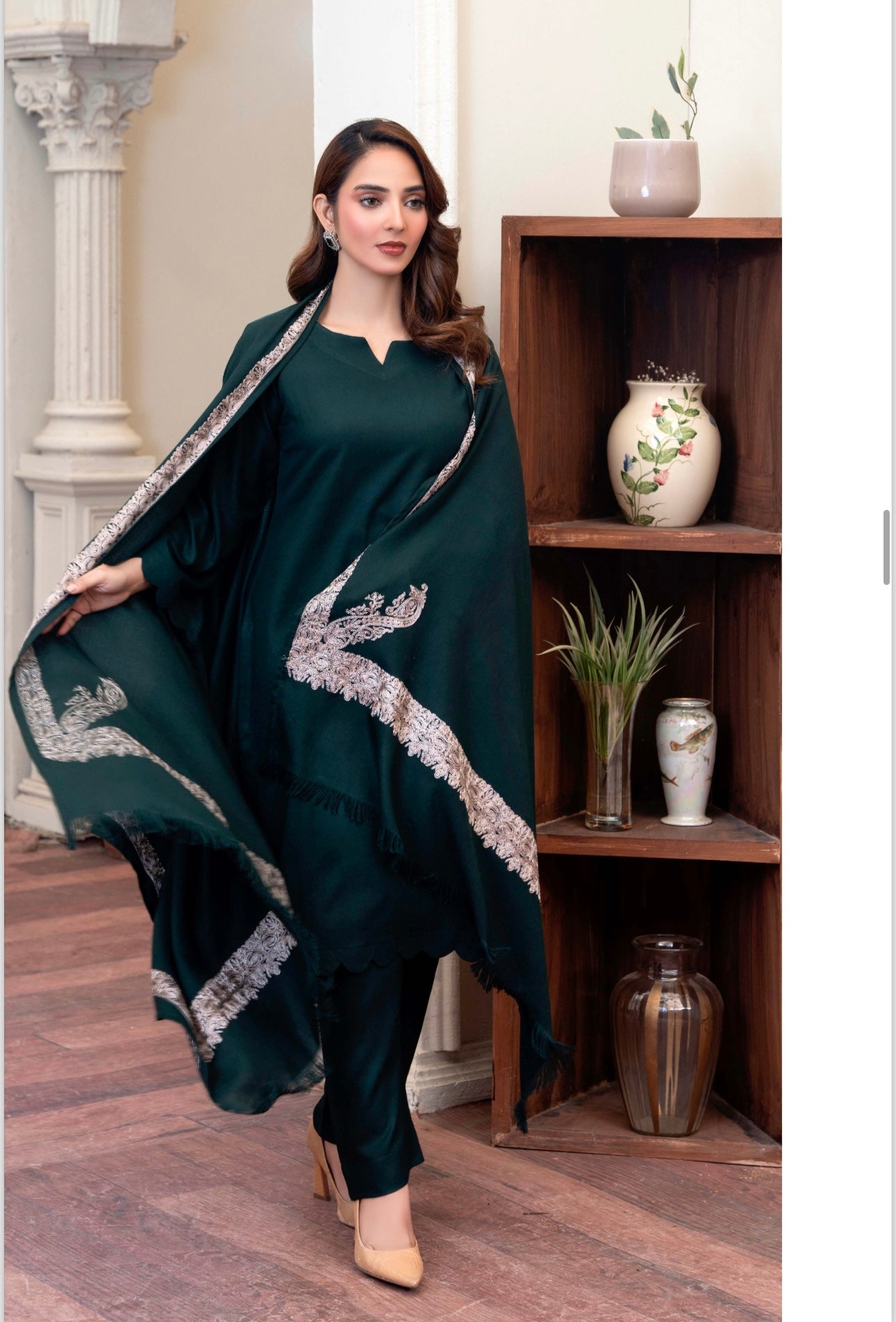 Raniya 3 piece_6034 Dhanak Pakistani ladies suit B18