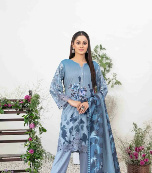 Tawakal 3 piece Dhanak_6050 Pakistani ladies suit B31