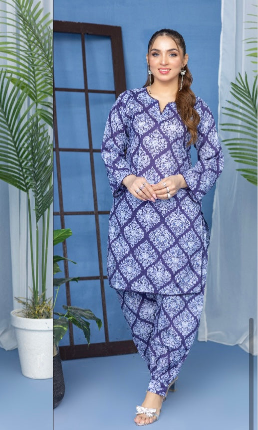 M print inspired 2 piece Lawn_81010 Pakistani ladies suit B173