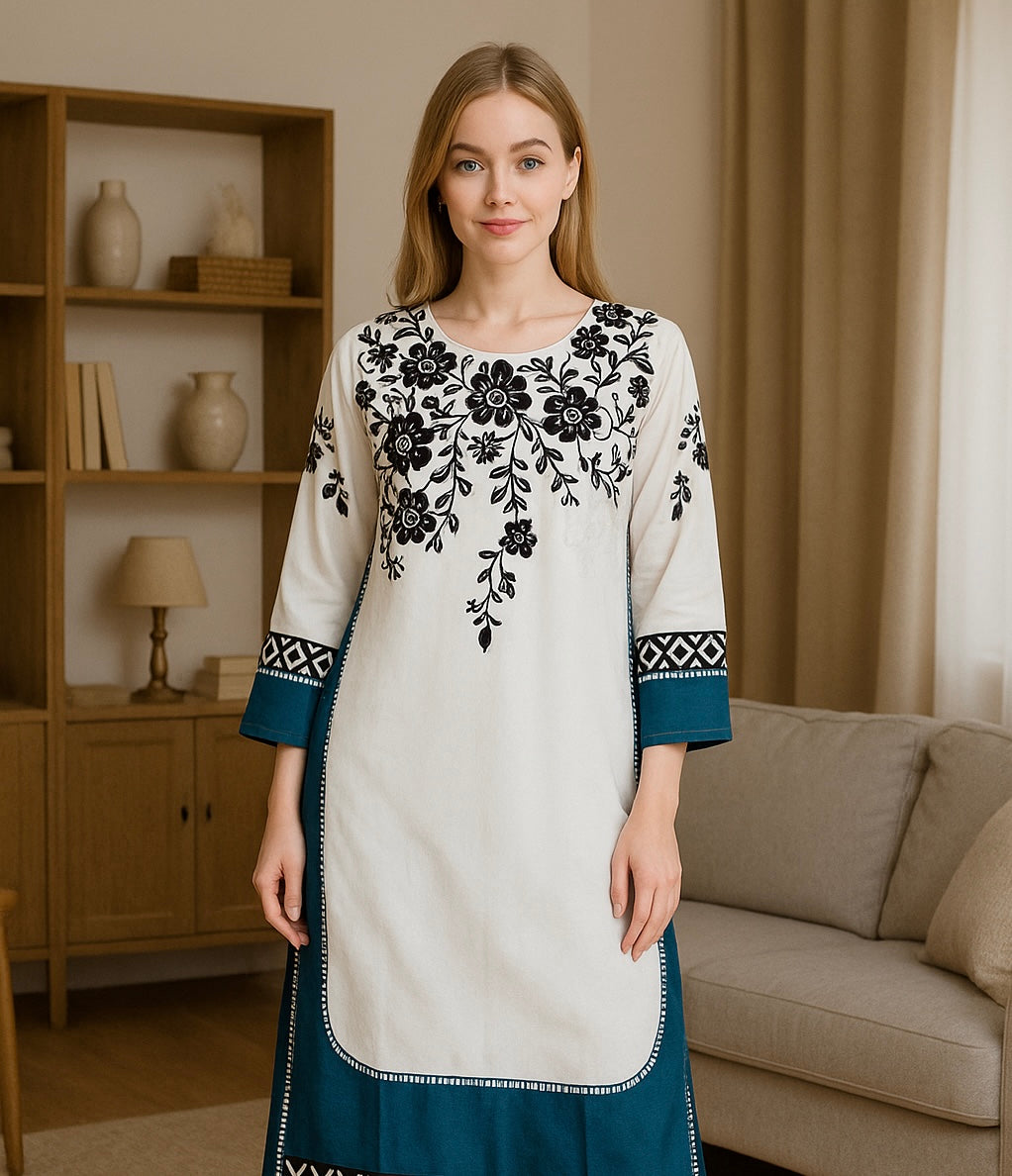 Brit 2 piece winter silk cord set_81042 Pakistani ladies suit B2792