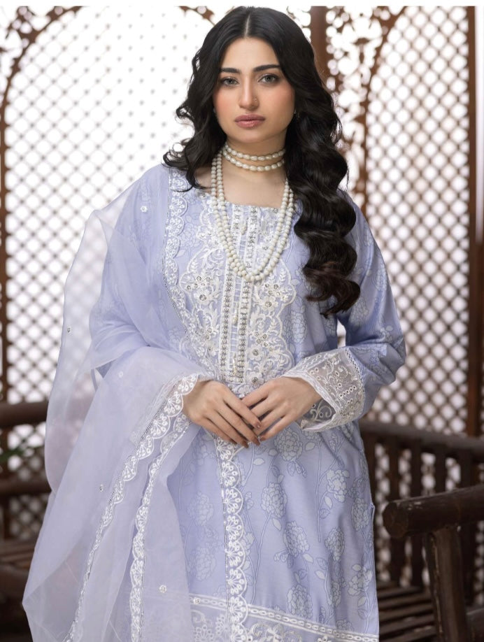 Brit 3 piece luxury Viscose_10044 Farshi shalwar B108