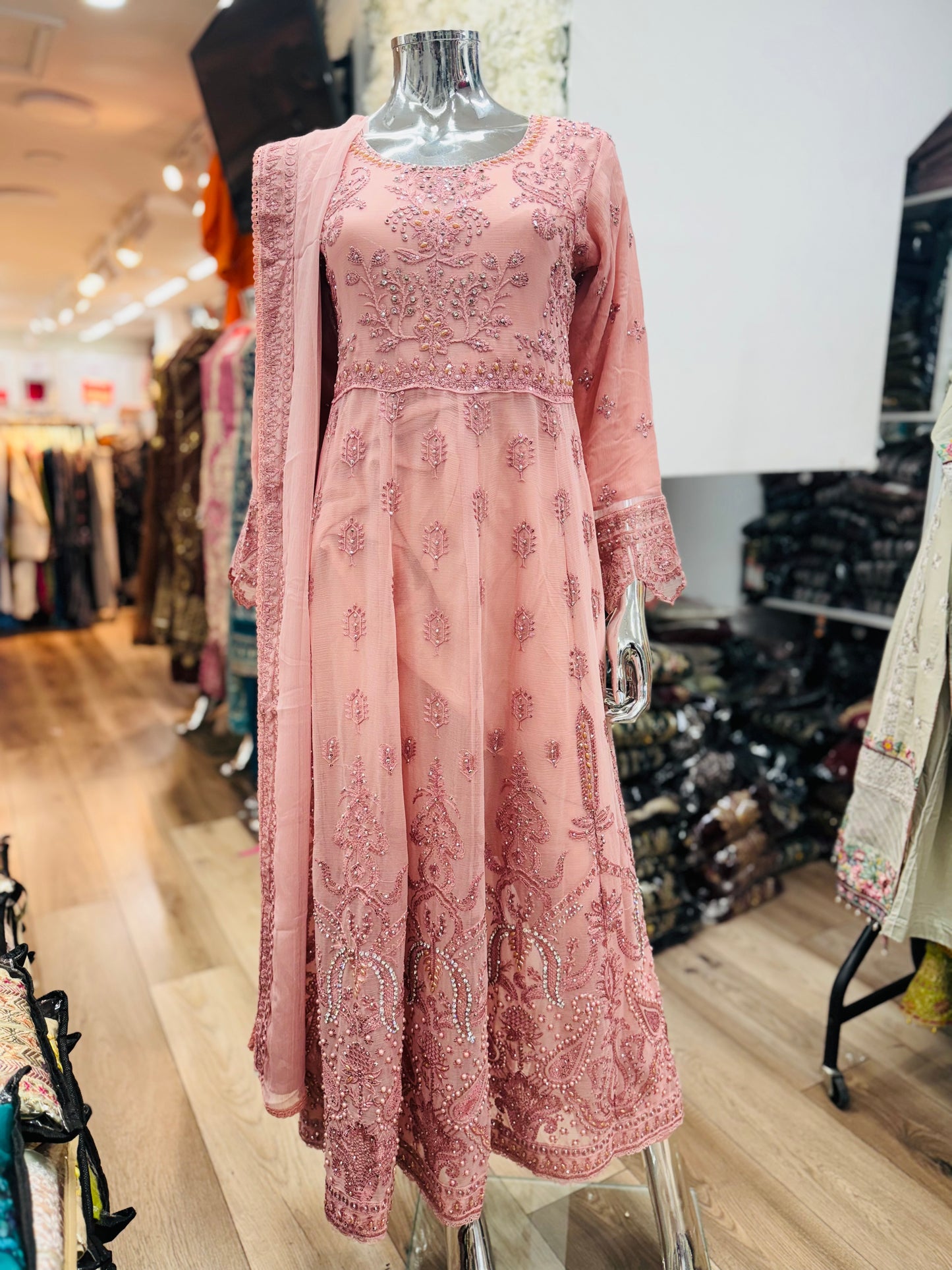 Brit 3 piece chiffon_8057 Pakistani suits Z1