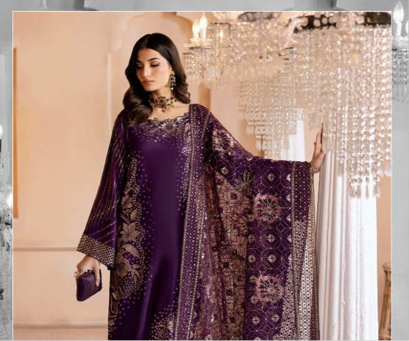 Ramsha original designer silk_100116 Pakistani ladies suit B121