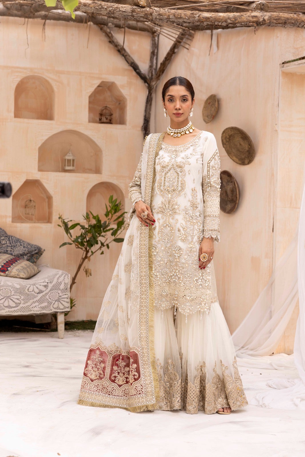 Simrans 3 piece lux wedding wear_100191 Pakistani ladies suit B132 Mint Green