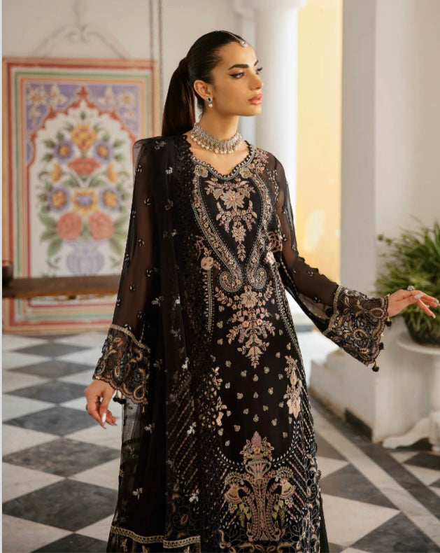 Brit Ramsha luxury chiffon_6092 ladies suit B40