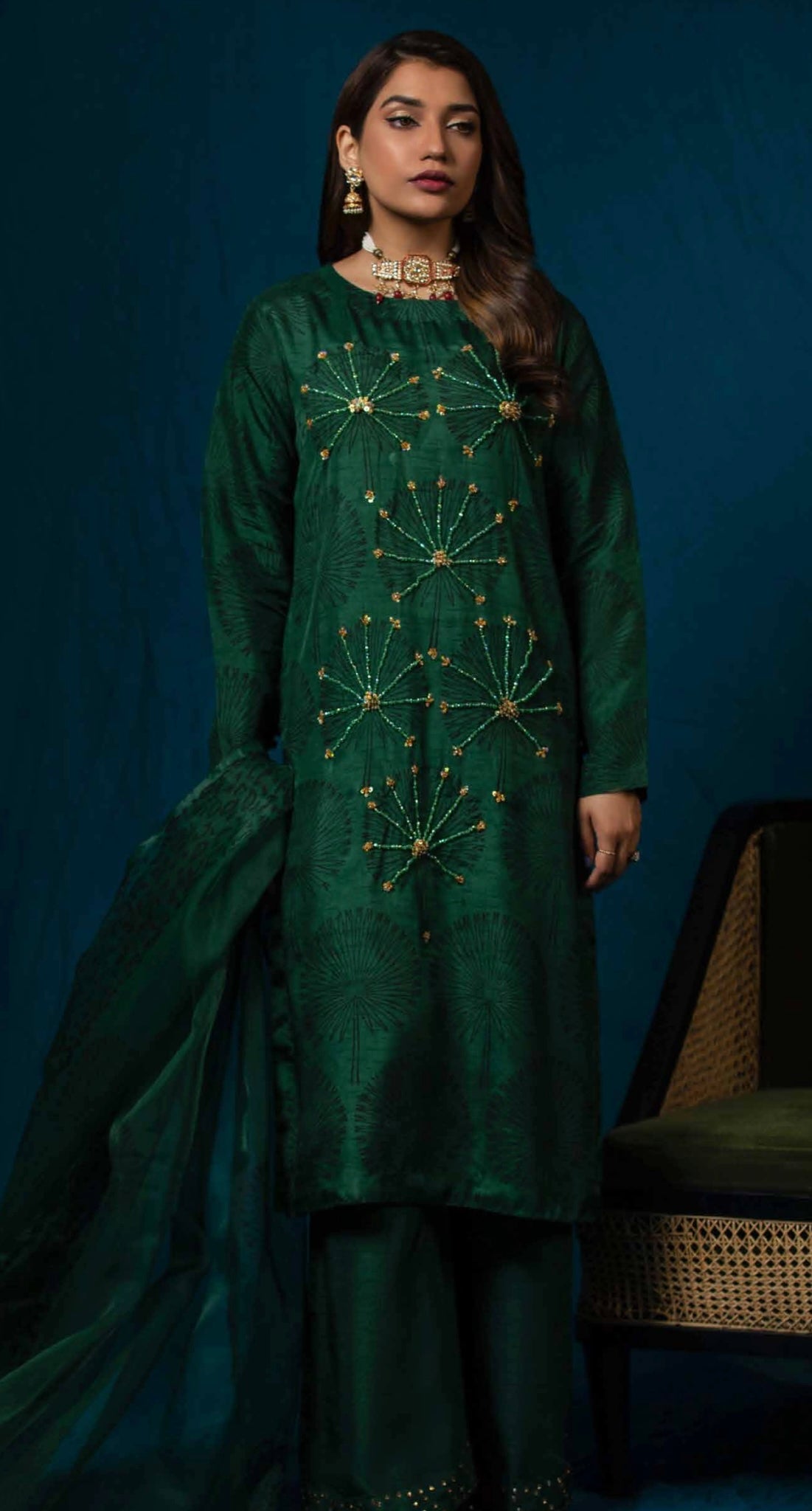 Raniya Designer 3 piece raw silk _8053 Pakistani suits RCL