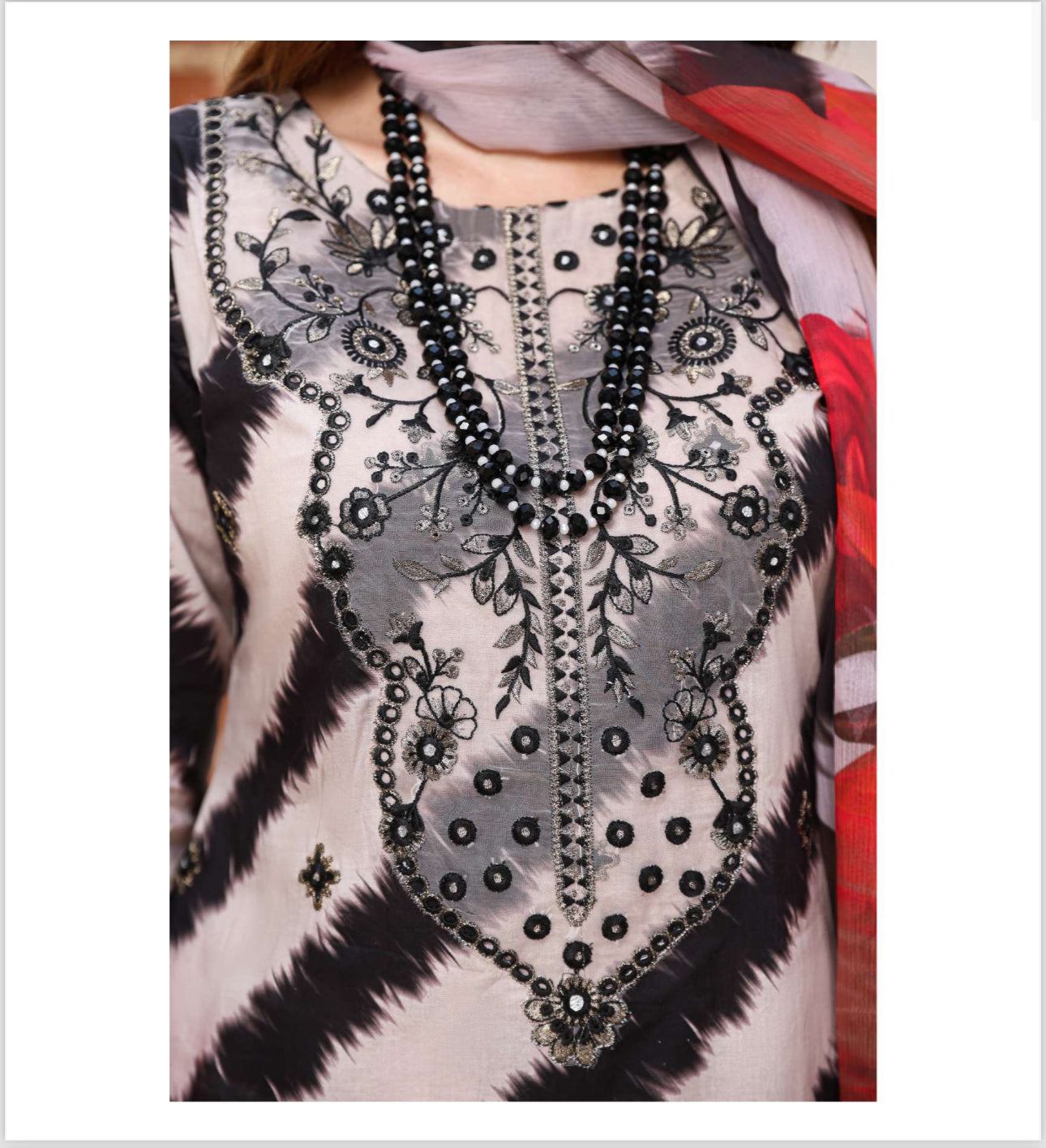 Charizma inspired 3 piece Lawn_100311 Pakistani ladies suit B211
