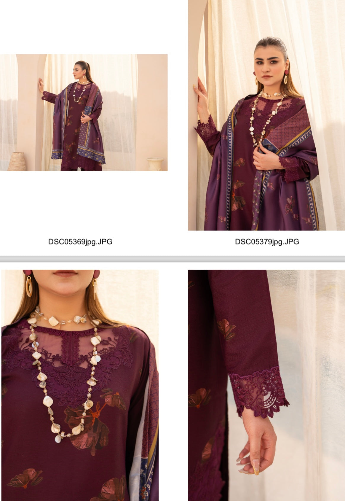 Raniya 3 piece Dhanak Pakistani ladies suit B392