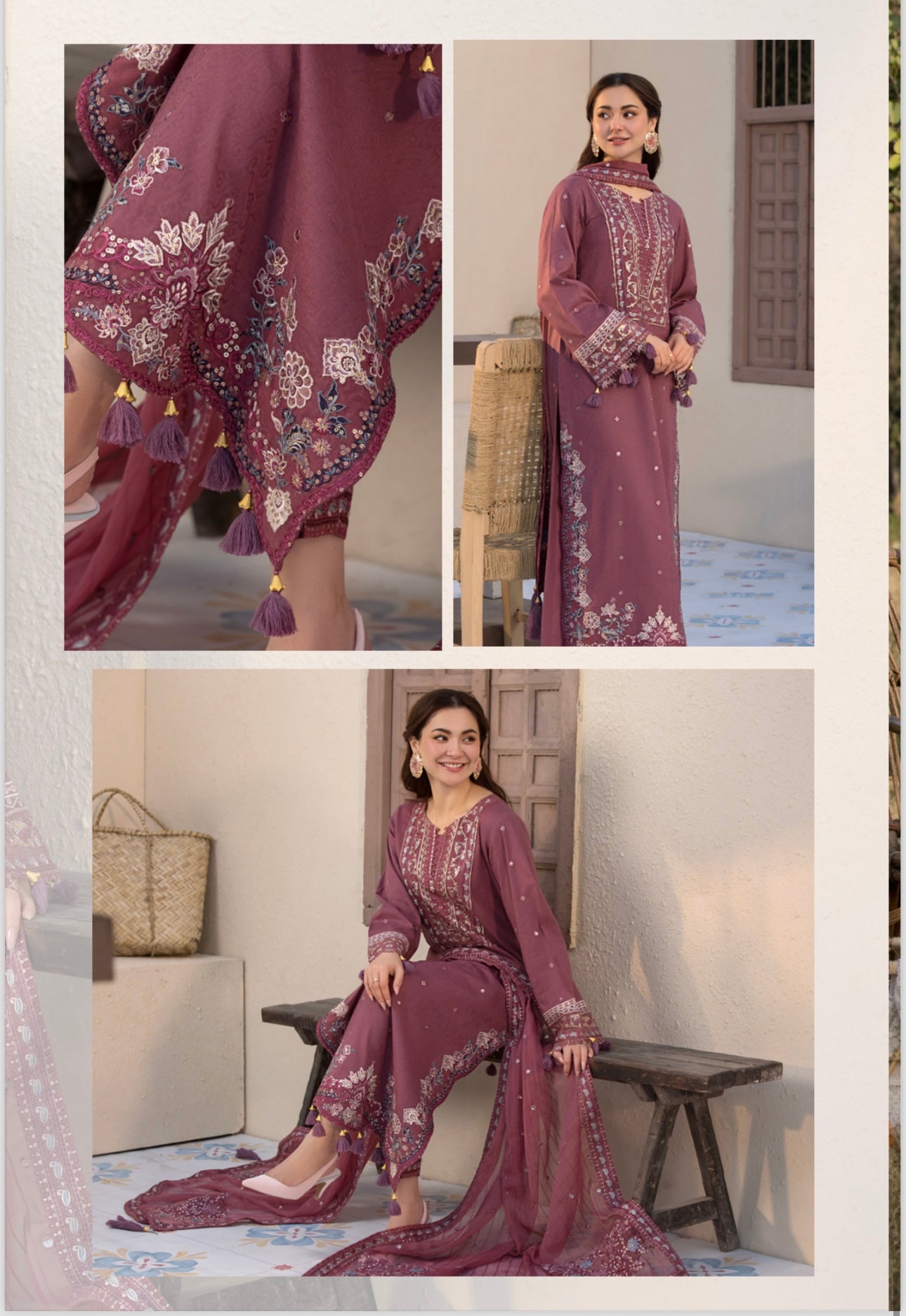 Simrans 3 piece janan jacquard_8065 Pakistani ladies suit B71