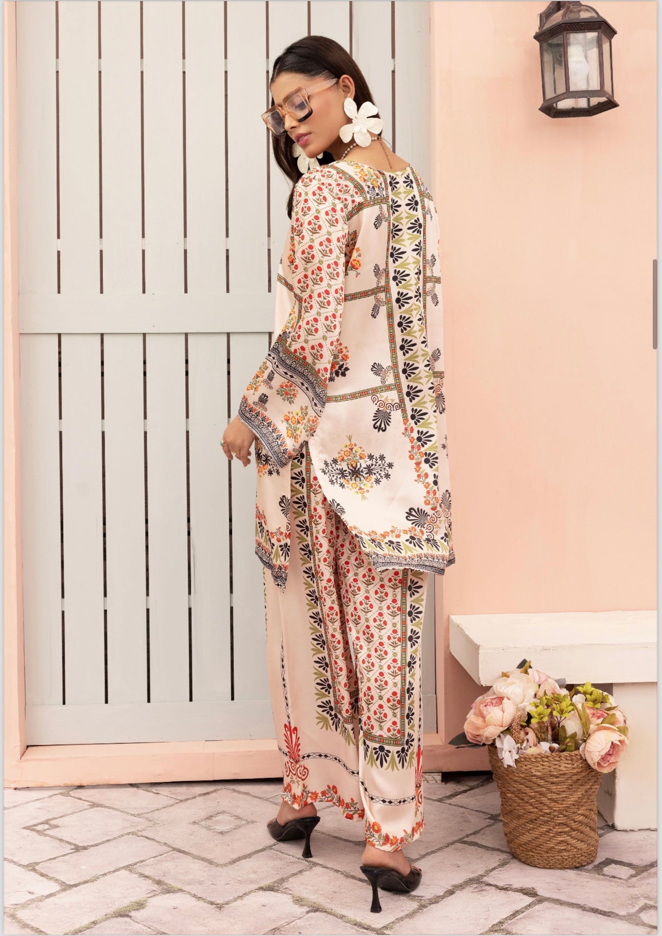 BRIT 2 piece silk_100319 Pakistani ladies suit B163