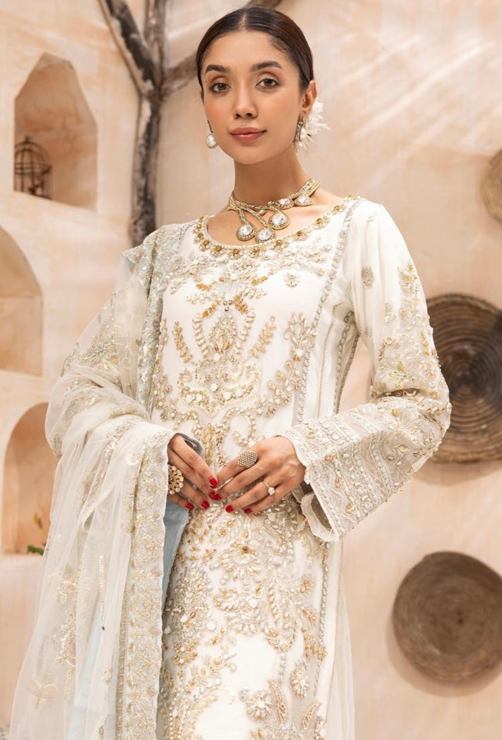 Simrans 3 piece lux wedding wear_100189 Pakistani ladies suit B132