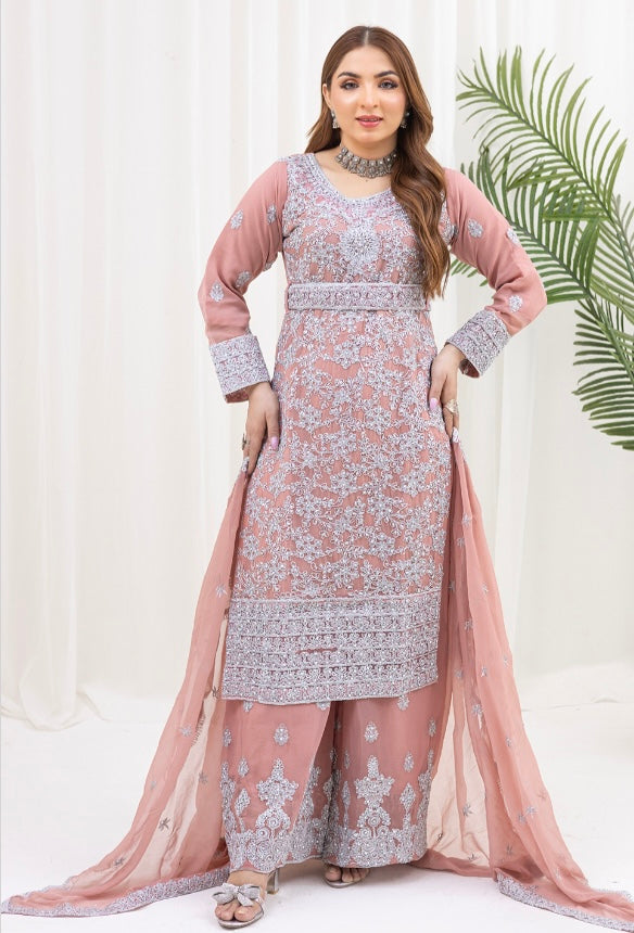Brit 3 piece lux wedding wear_100218 Pakistani ladies suit B138