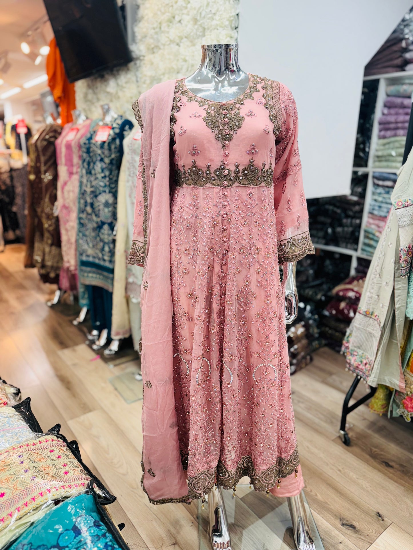 Brit 3 piece chiffon_8056 Pakistani suits Z1