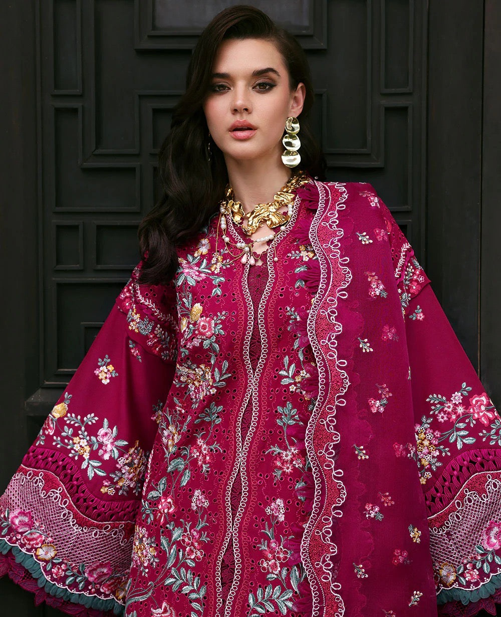 Esha Aisha inspired 3 piece lawn_10076 Pakistani ladies suit B205(
