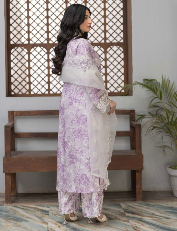 Brit 3 piece luxury Viscose_10043 Farshi shalwar B108