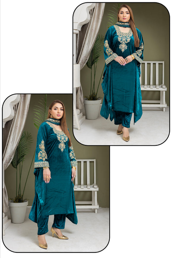 Brit Valvet 3 piece kaftan_3016 B9