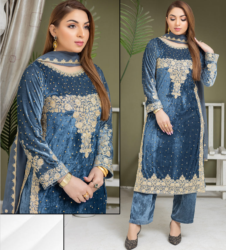 Brit Valvet 3 piece _4070 Grey B5