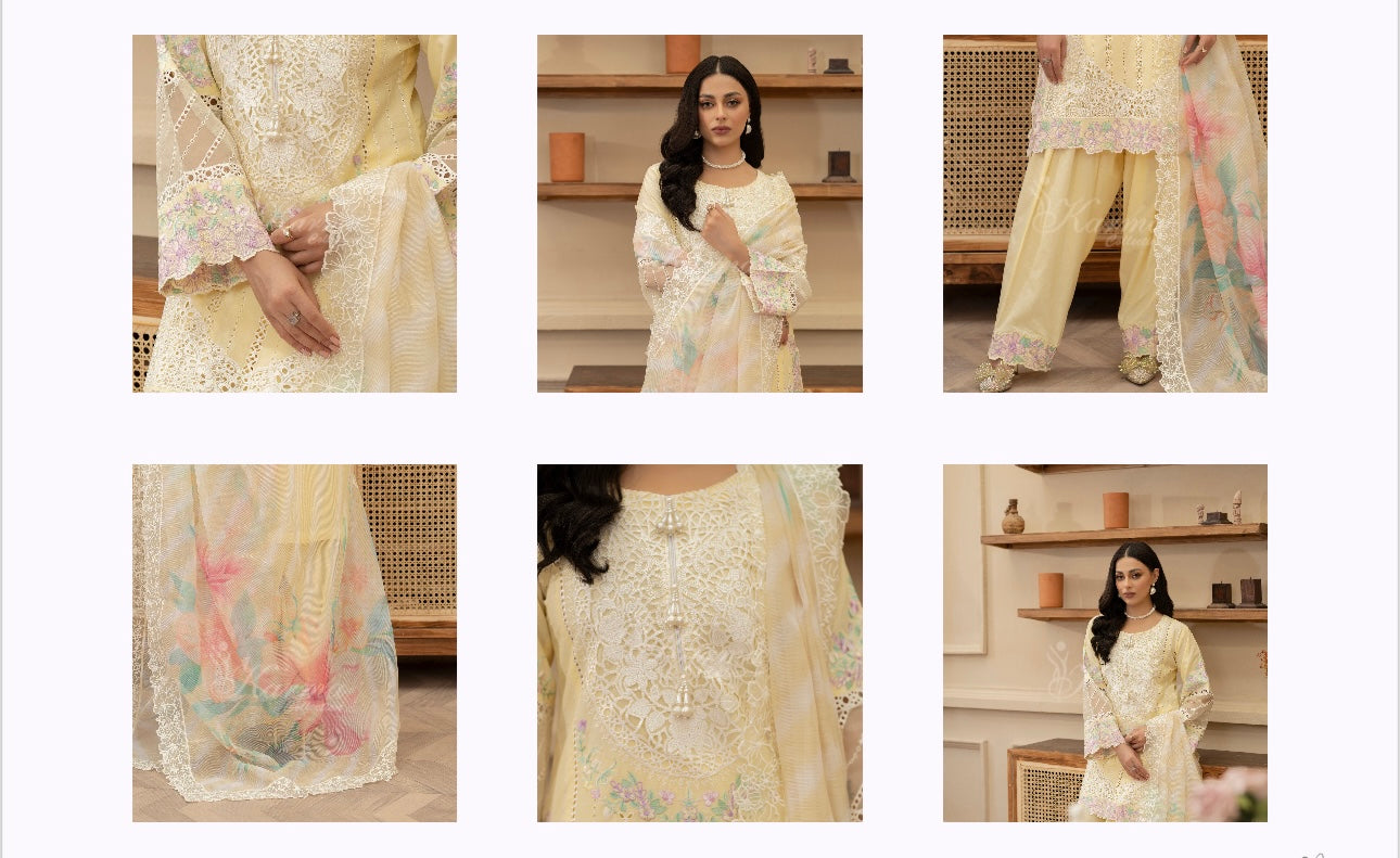 Karma afreen _9053 3 piece suit B86