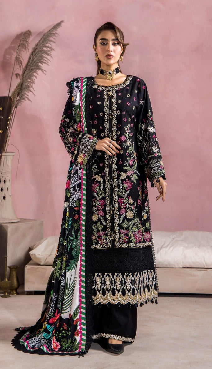 Esha ayesha original 3 piece stitched_7037 Pakistani winter dress