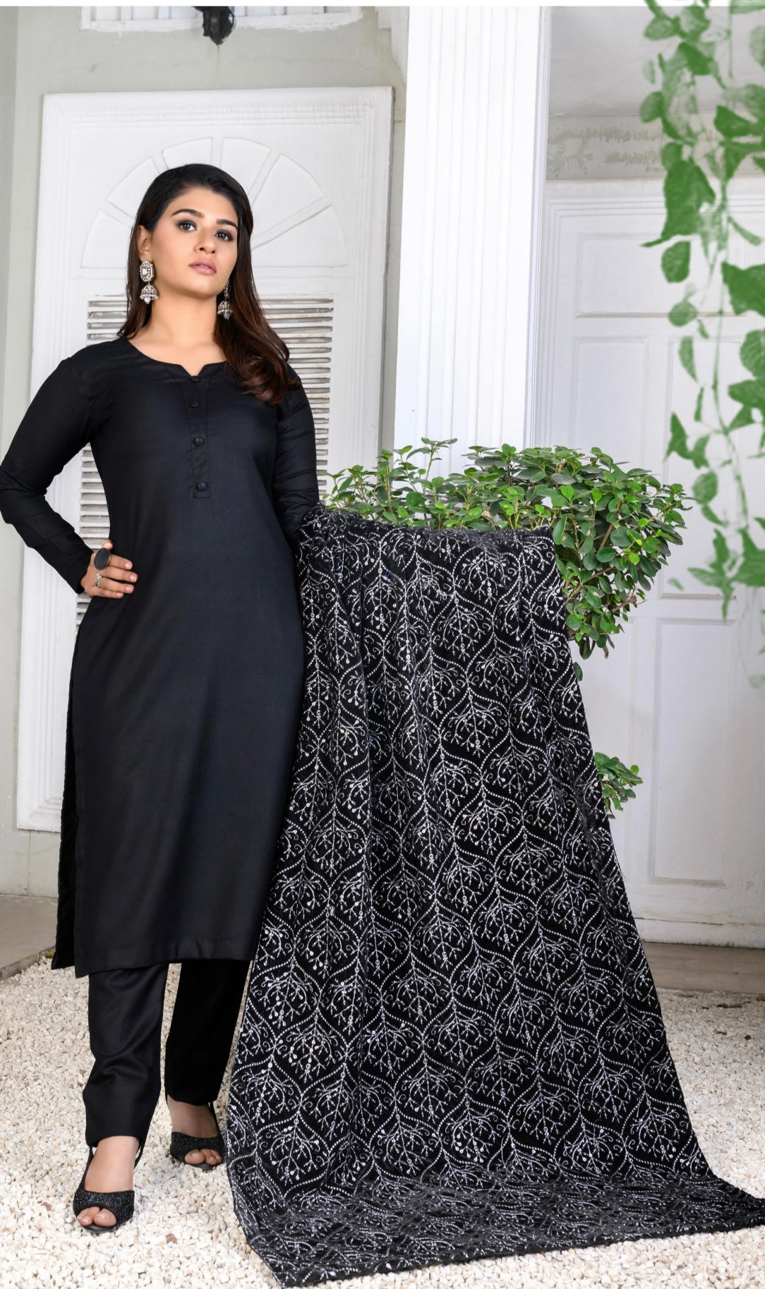 Simrans 3 piece Dhanak_6047 Pakistani ladies suit B17