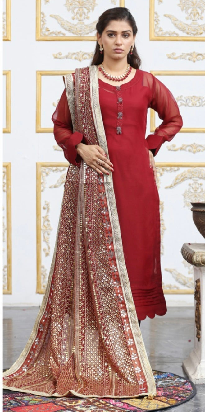 Brit 3 piece chiffon_3073 Pakistani suits B34
